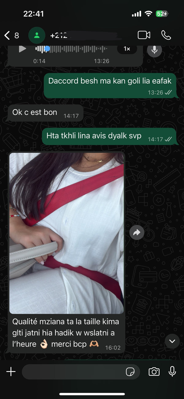 Customer testimonial 1