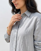 Ensemble Lin premium naturel — Chemise + Pantalon
