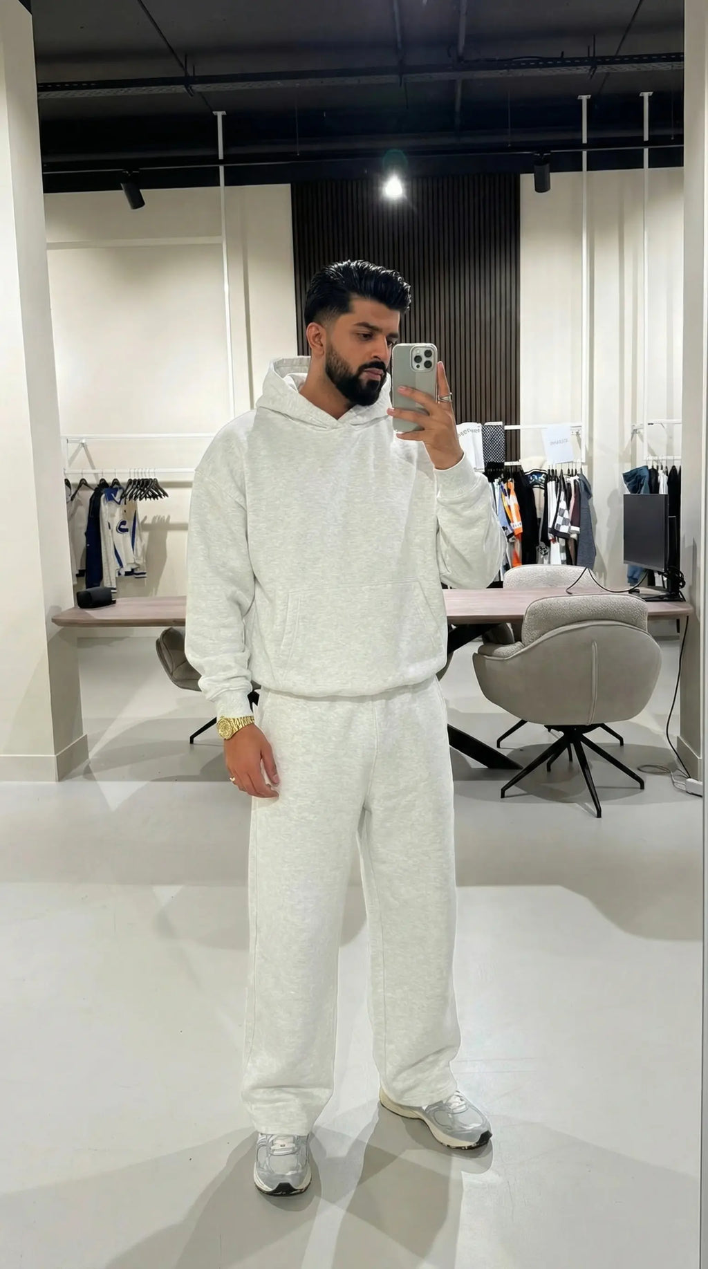 Tracksuit Oversized Blank Homme