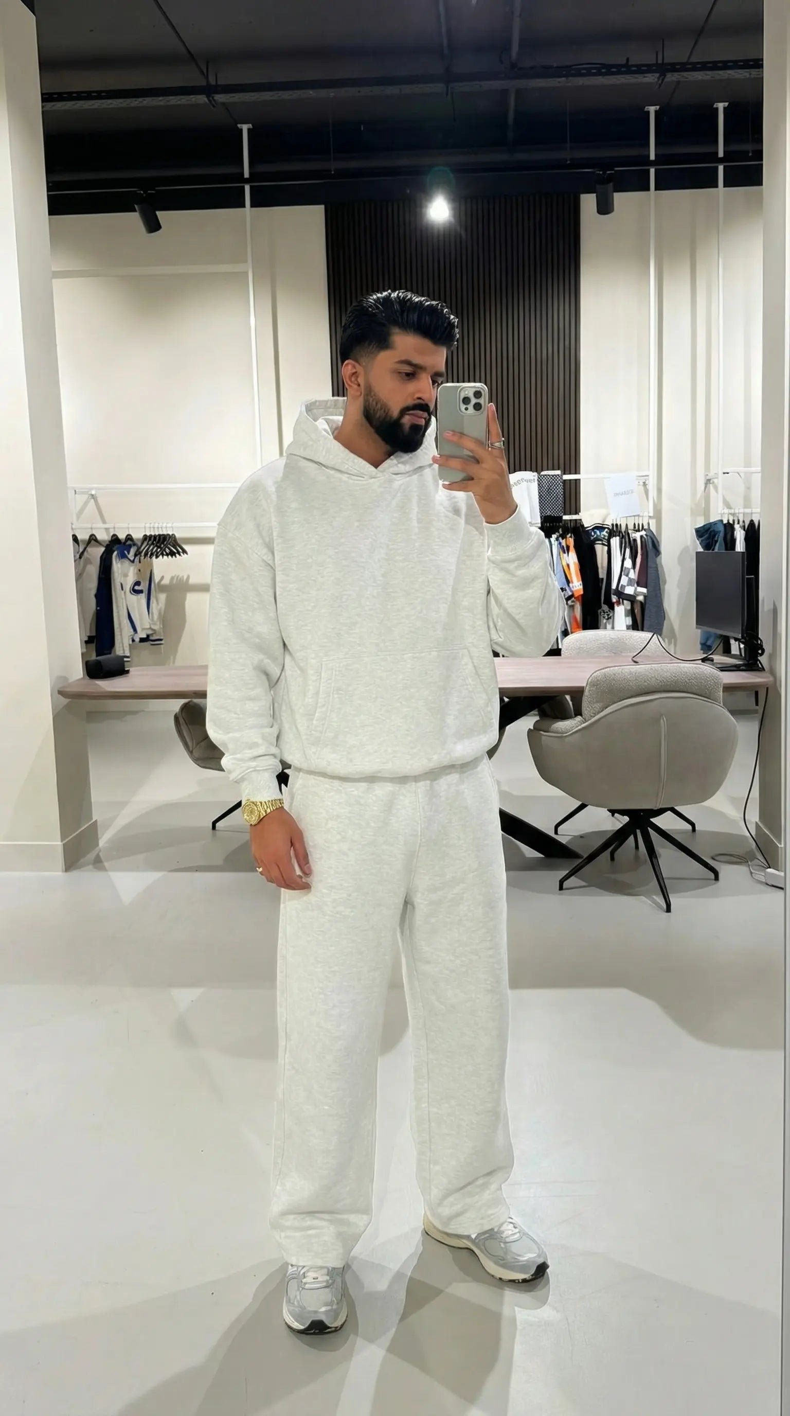 Tracksuit Oversized Blank Homme