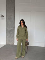 Linen Series 01 - Ensemble Verte Olive