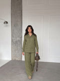 Linen Series 01 - Ensemble Verte Olive