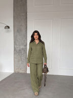 Linen Series 01 - Ensemble Verte Olive