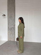 Linen Series 01 - Ensemble Verte Olive