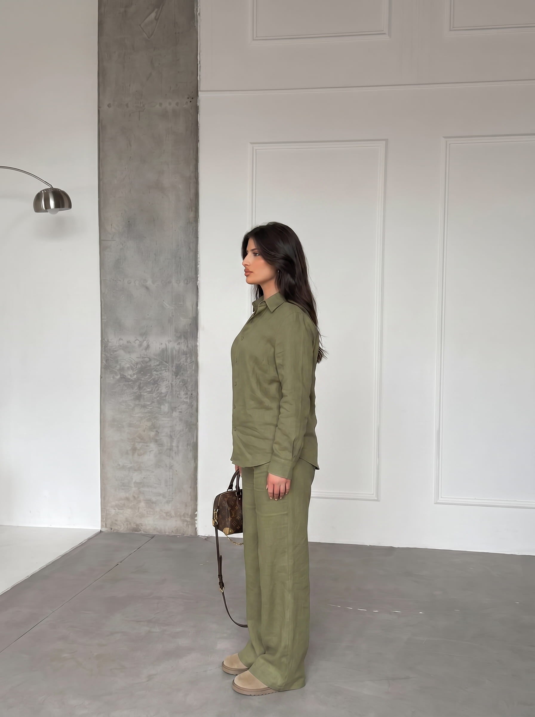 Linen Series 01 - Ensemble Verte Olive