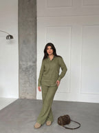 Linen Series 01 - Ensemble Verte Olive
