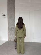 Linen Series 01 - Ensemble Verte Olive